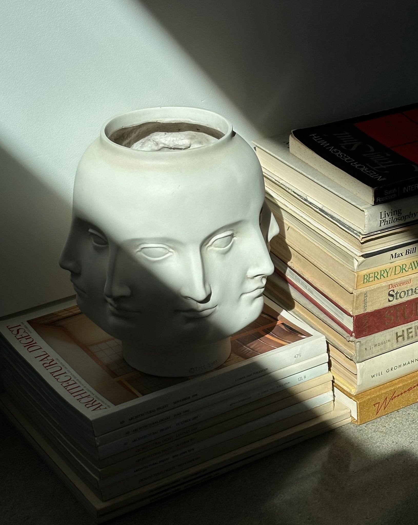 Perpetual face vase by TMS