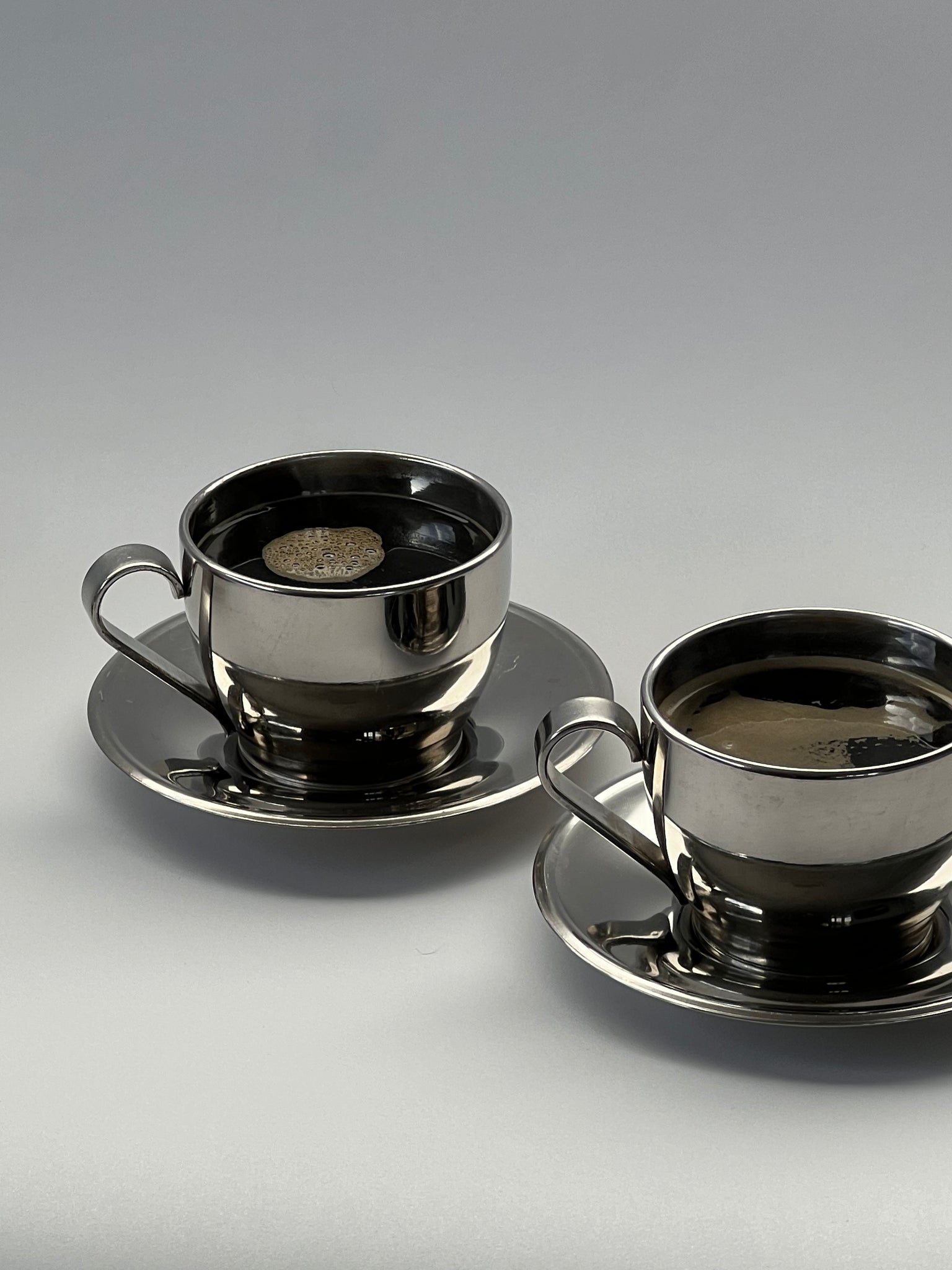 Chrome Cafe Mugs