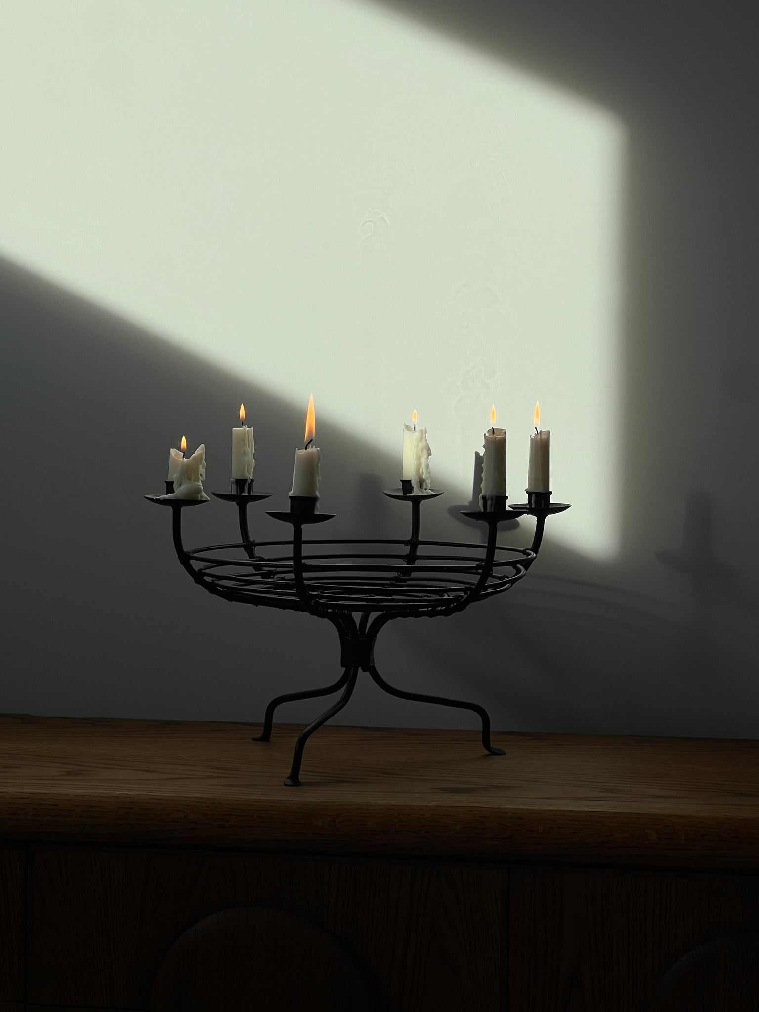 candelabra fruit basket