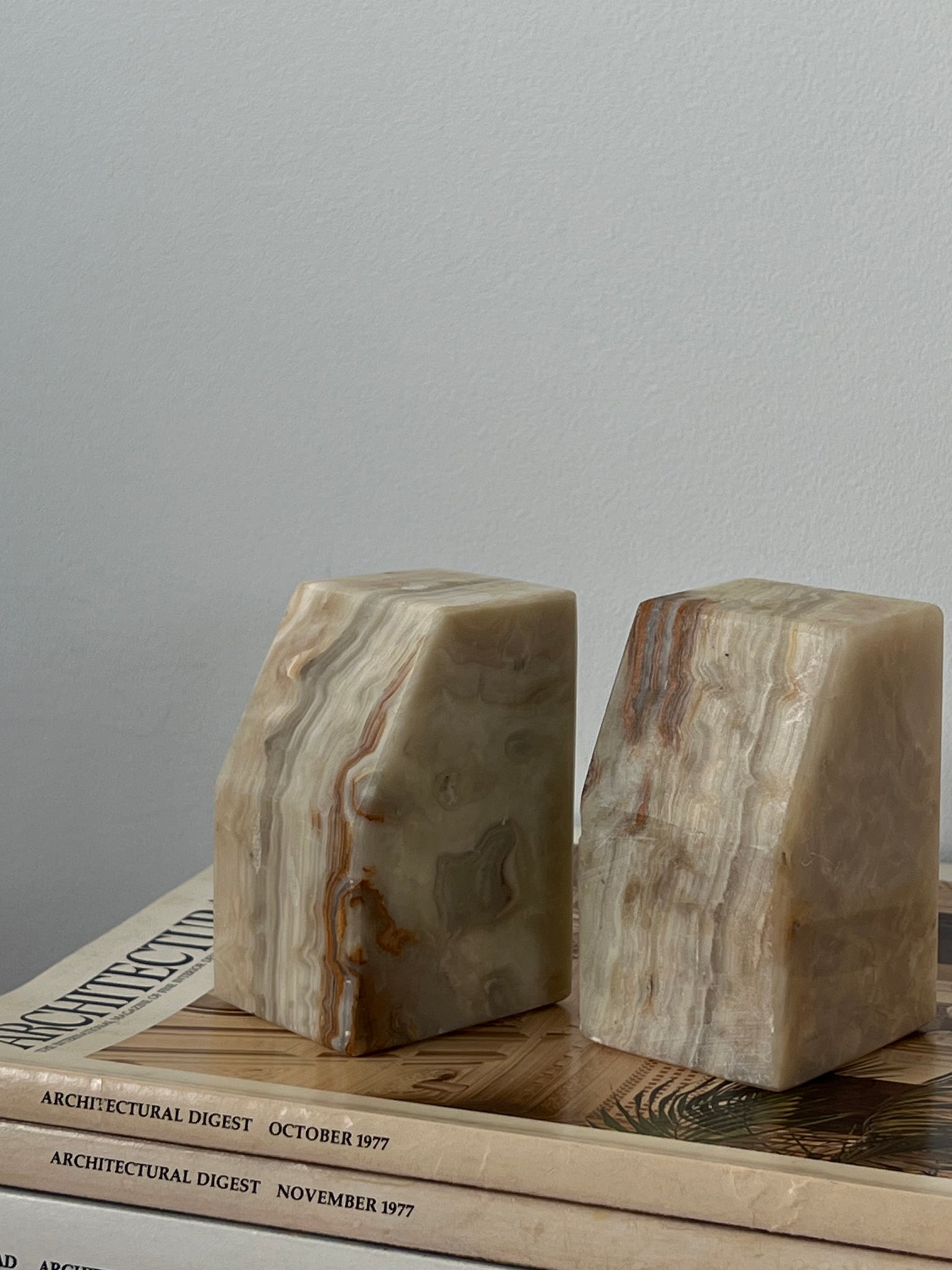 Mini Marble Bookends