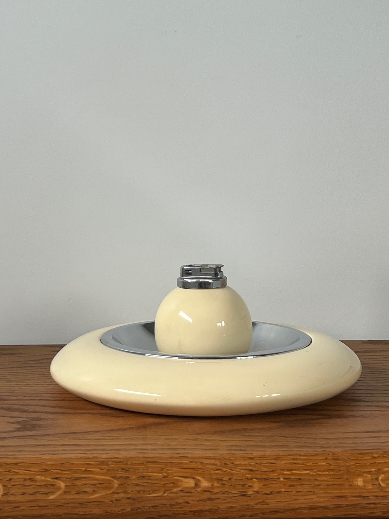Midcentury ashtray & lighter set