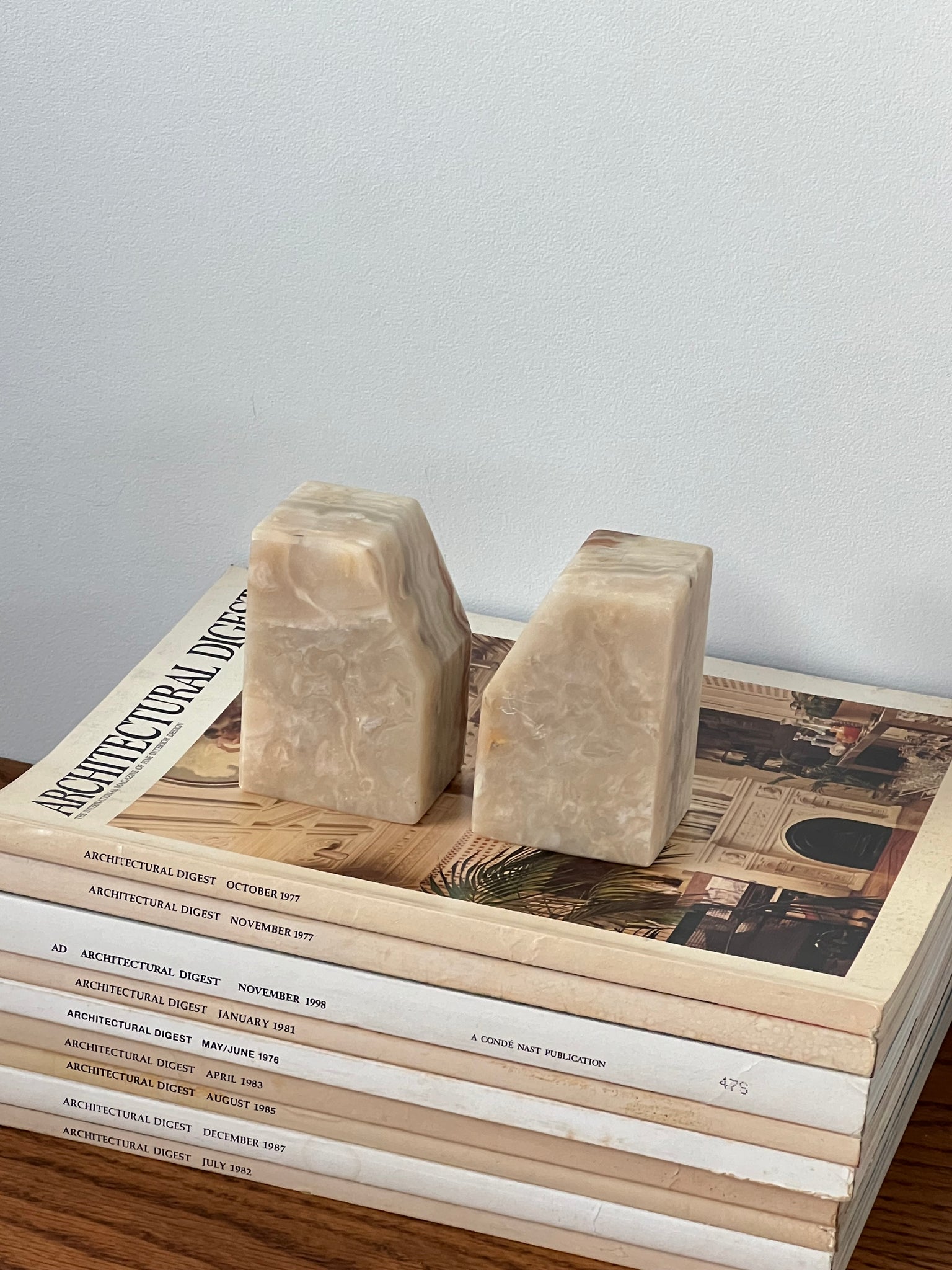 Mini Marble Bookends