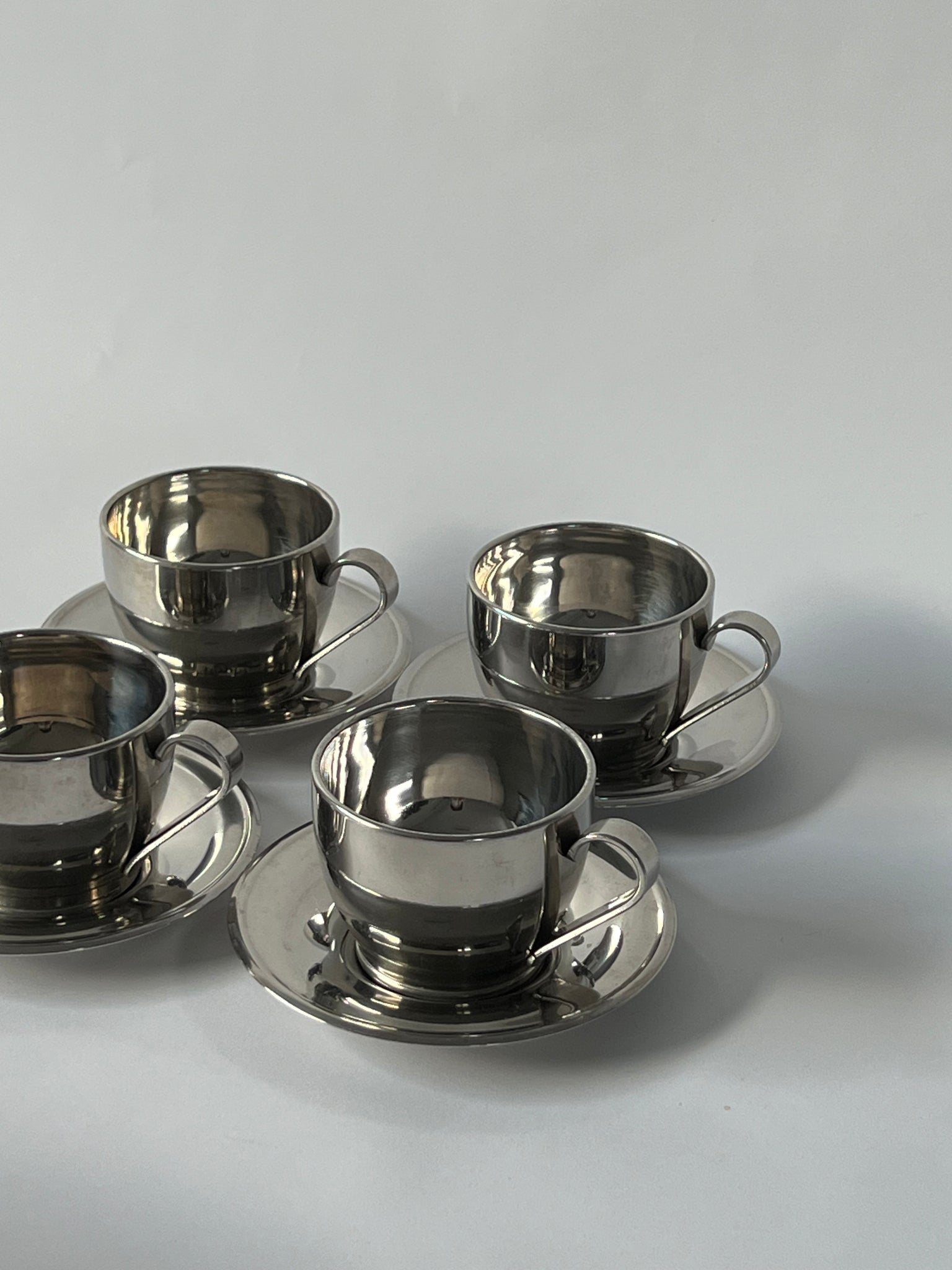 Chrome Cafe Mugs