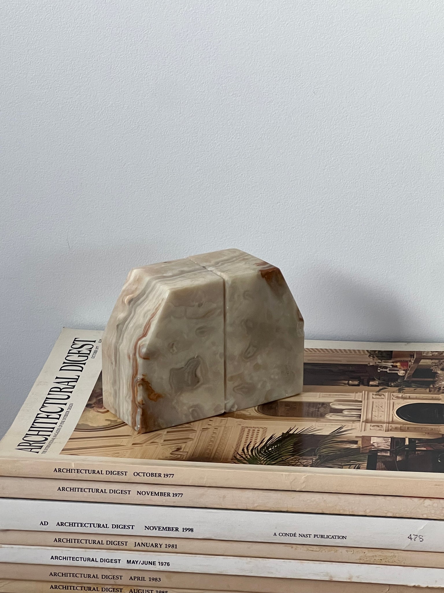 Mini Marble Bookends