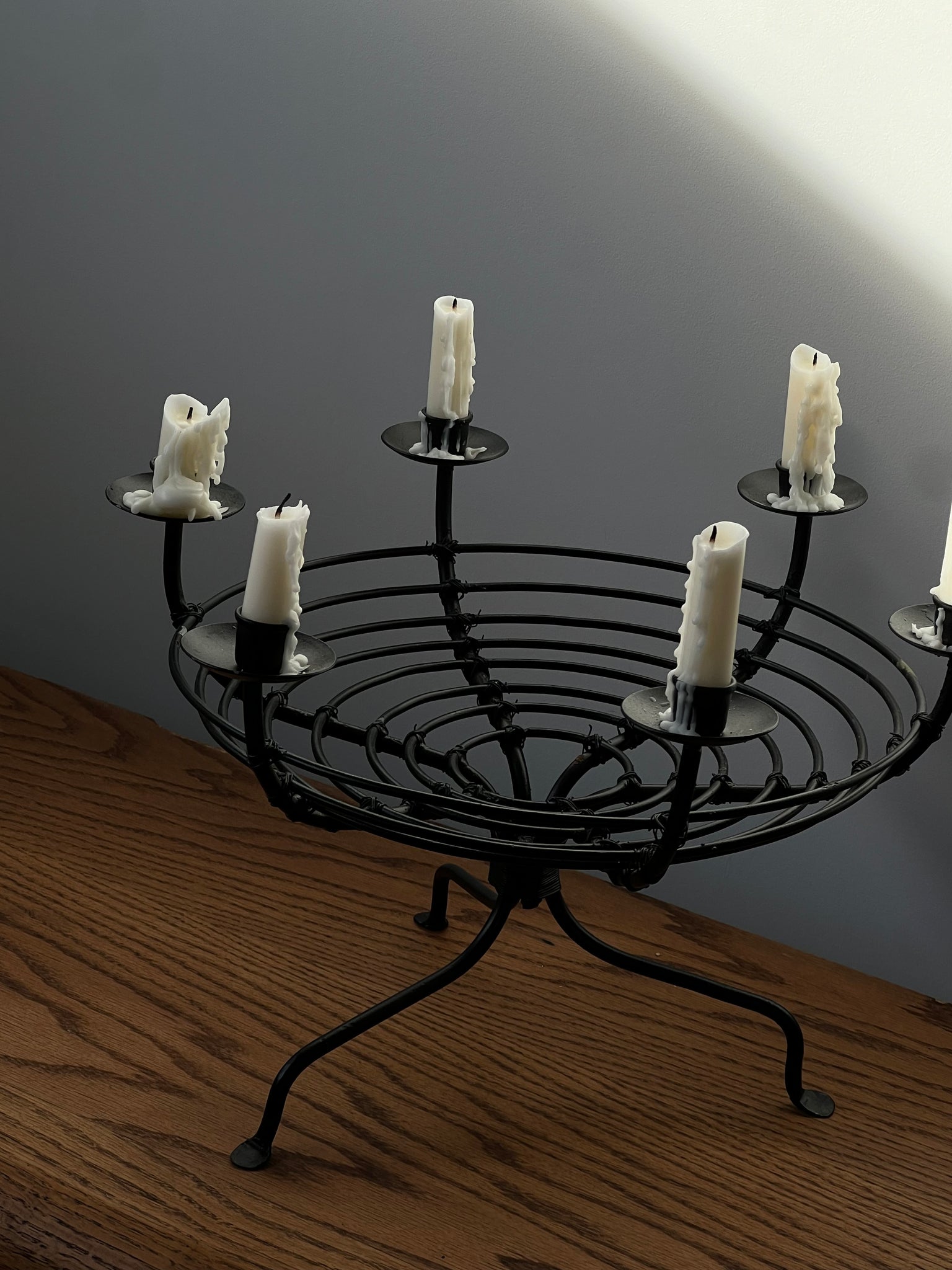 candelabra fruit basket