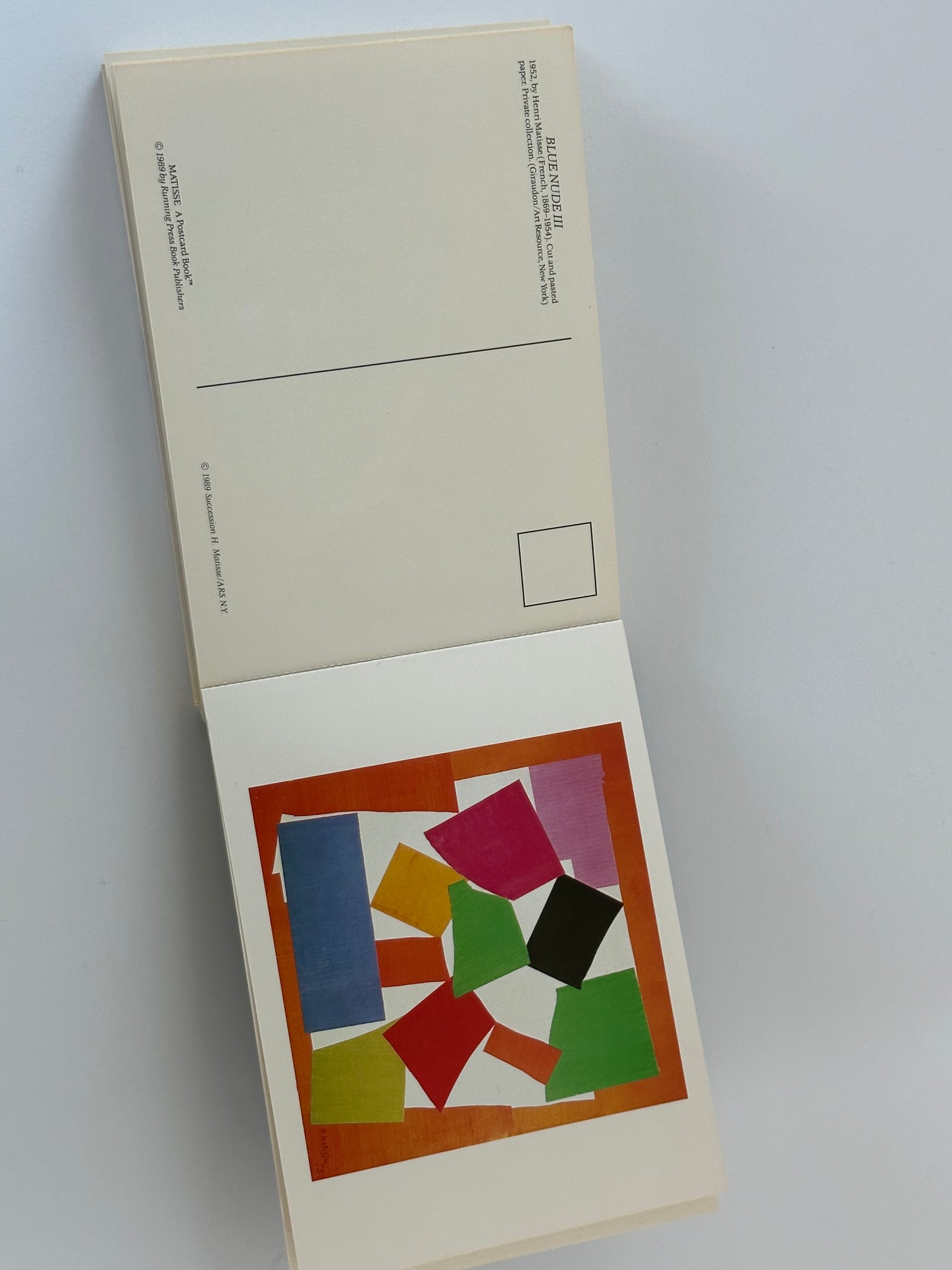 Matisse Postcard book