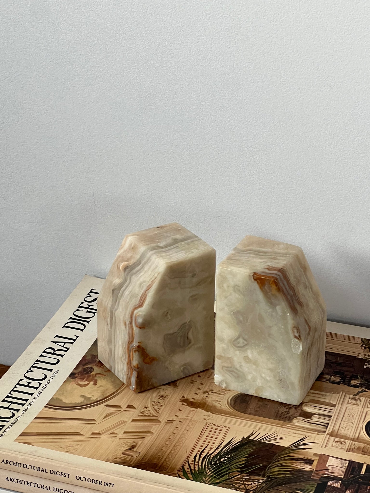 Mini Marble Bookends
