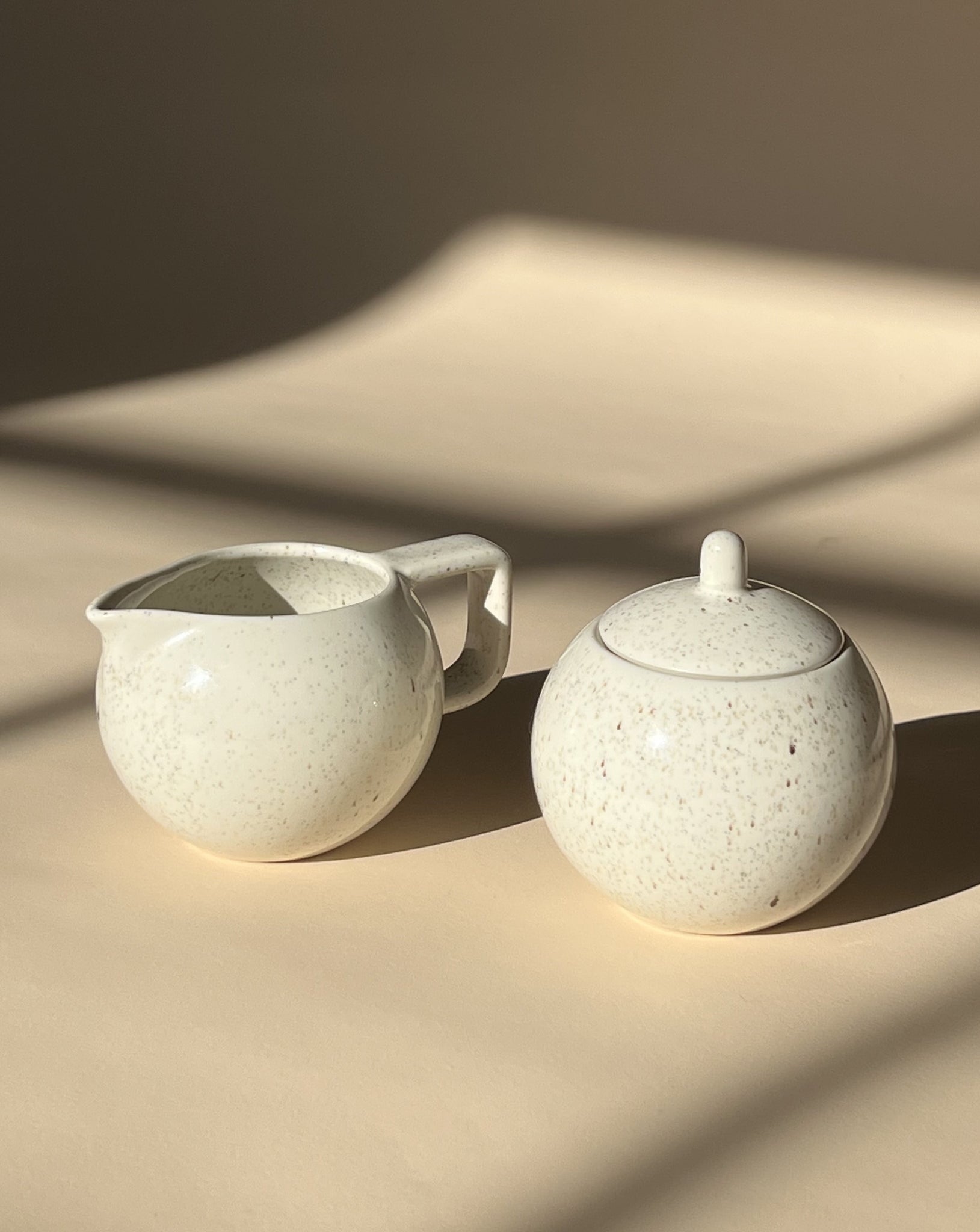Sasaki Cream & Sugar set by Vignelli, 1986
