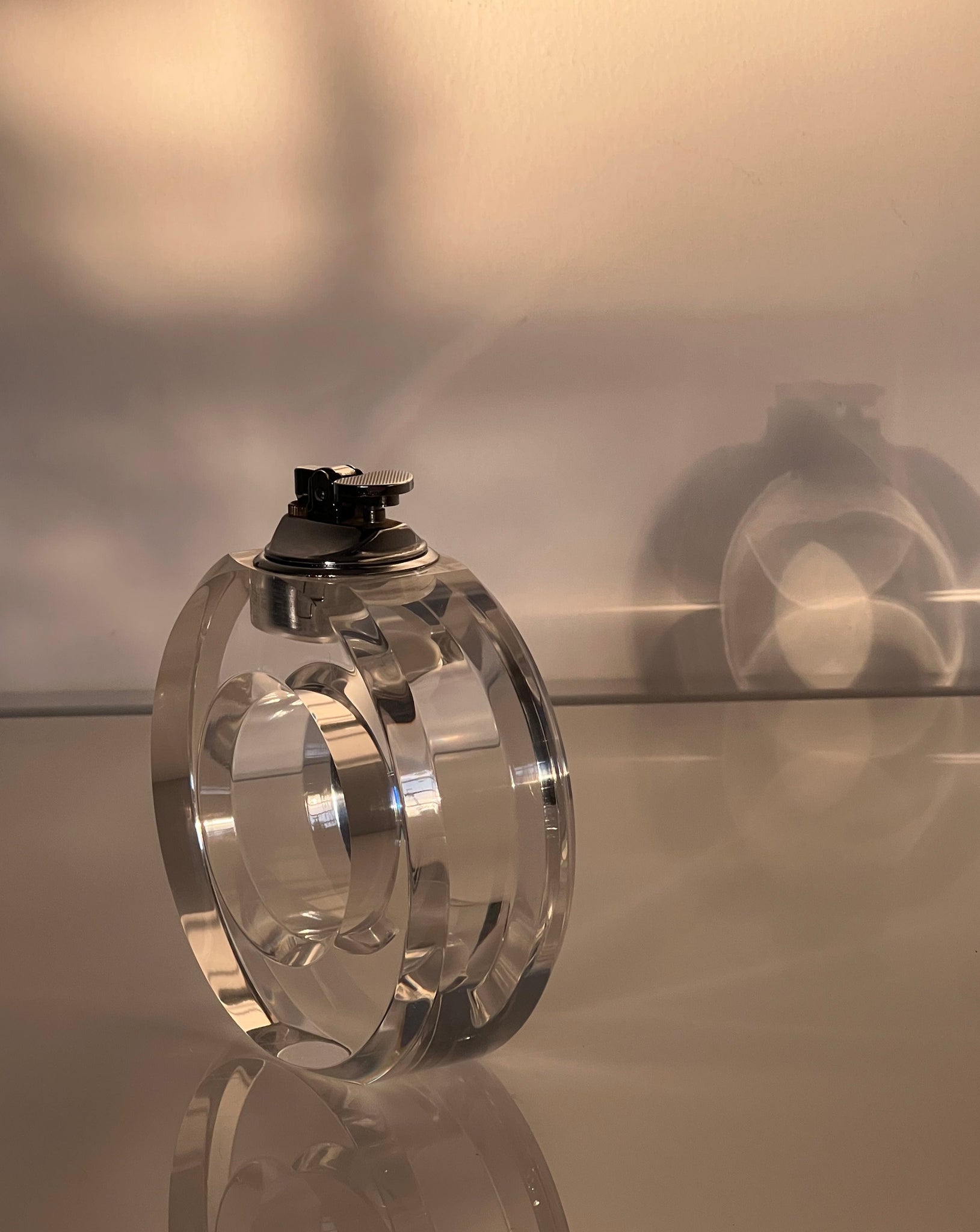 Peter Alan Lucite Tabletop Lighter