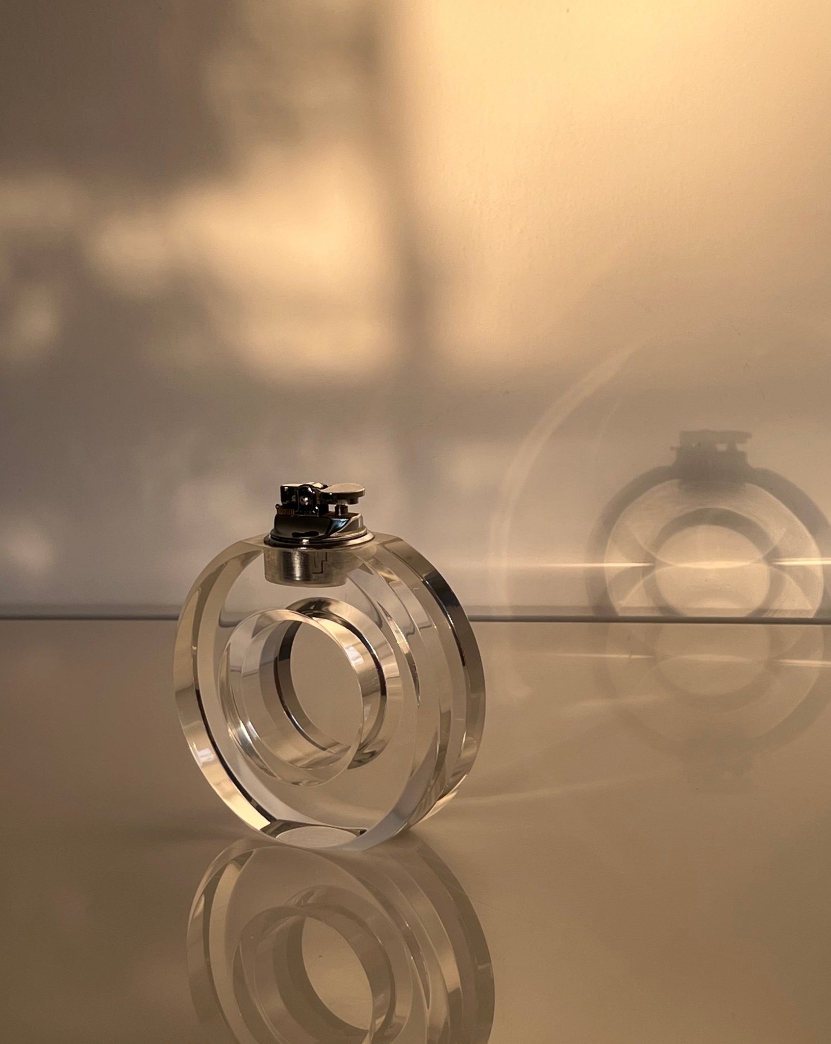 Peter Alan Lucite Tabletop Lighter
