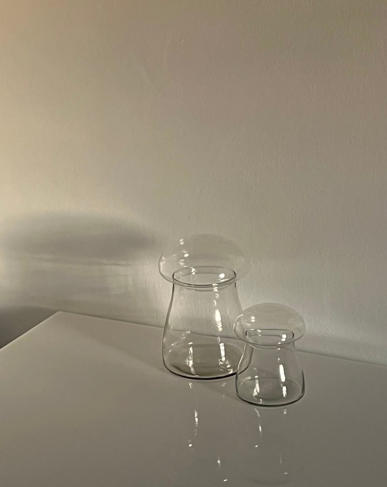 Set of 2 Libbey Mushroom Jars