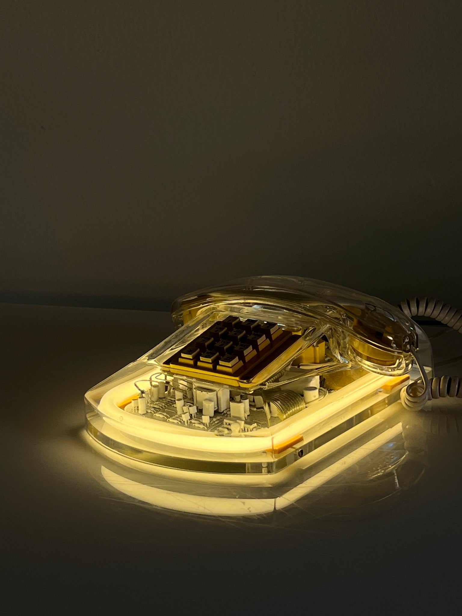 "Roxanne" Neon Telephone by Cicena