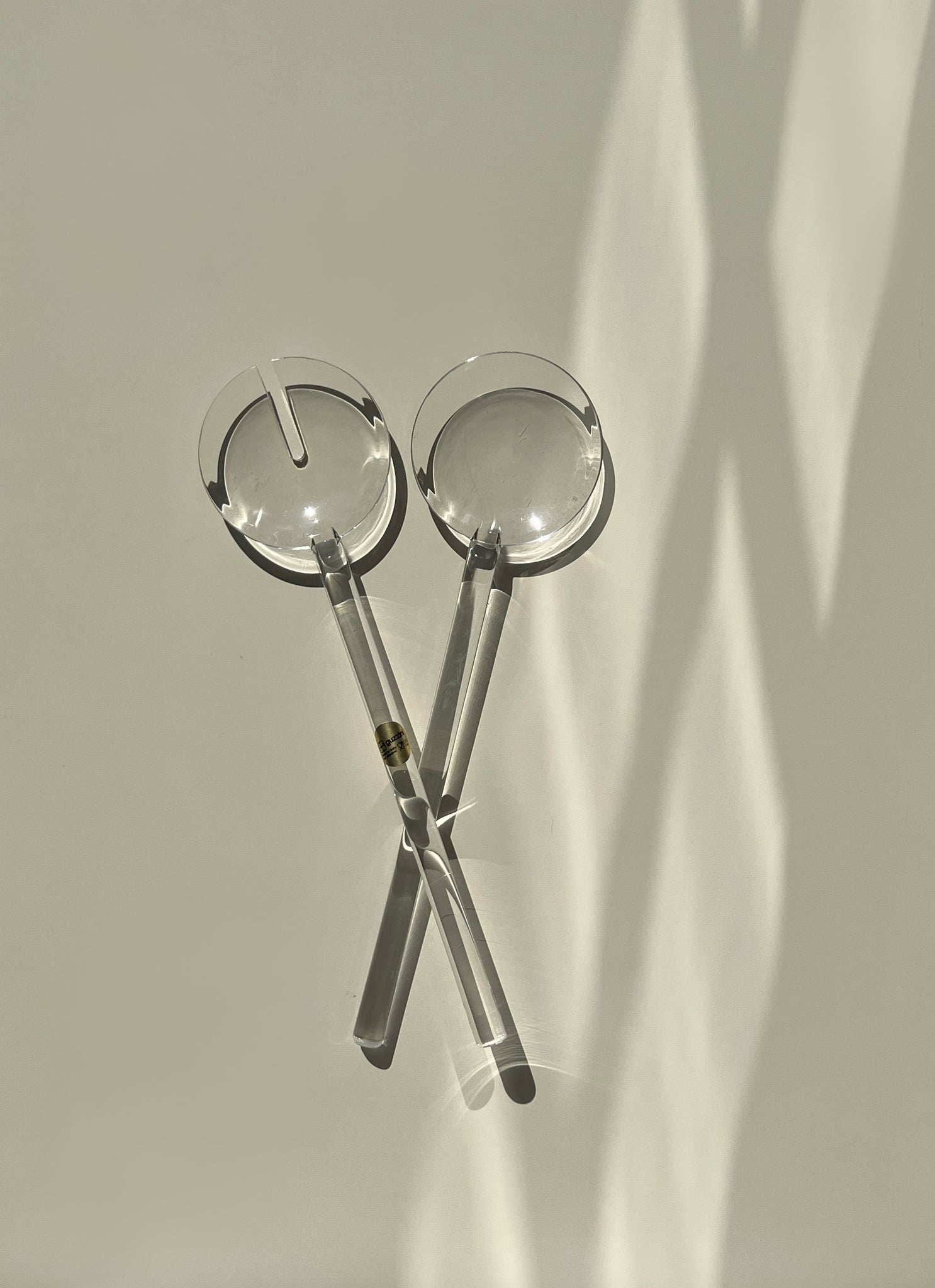 GUZZINI LUCITE SALAD SERVERS