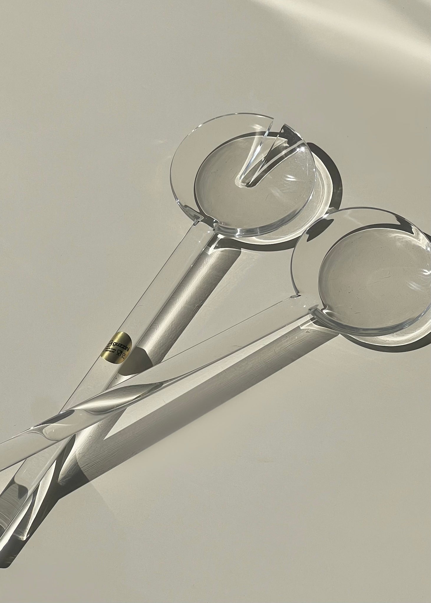 GUZZINI LUCITE SALAD SERVERS