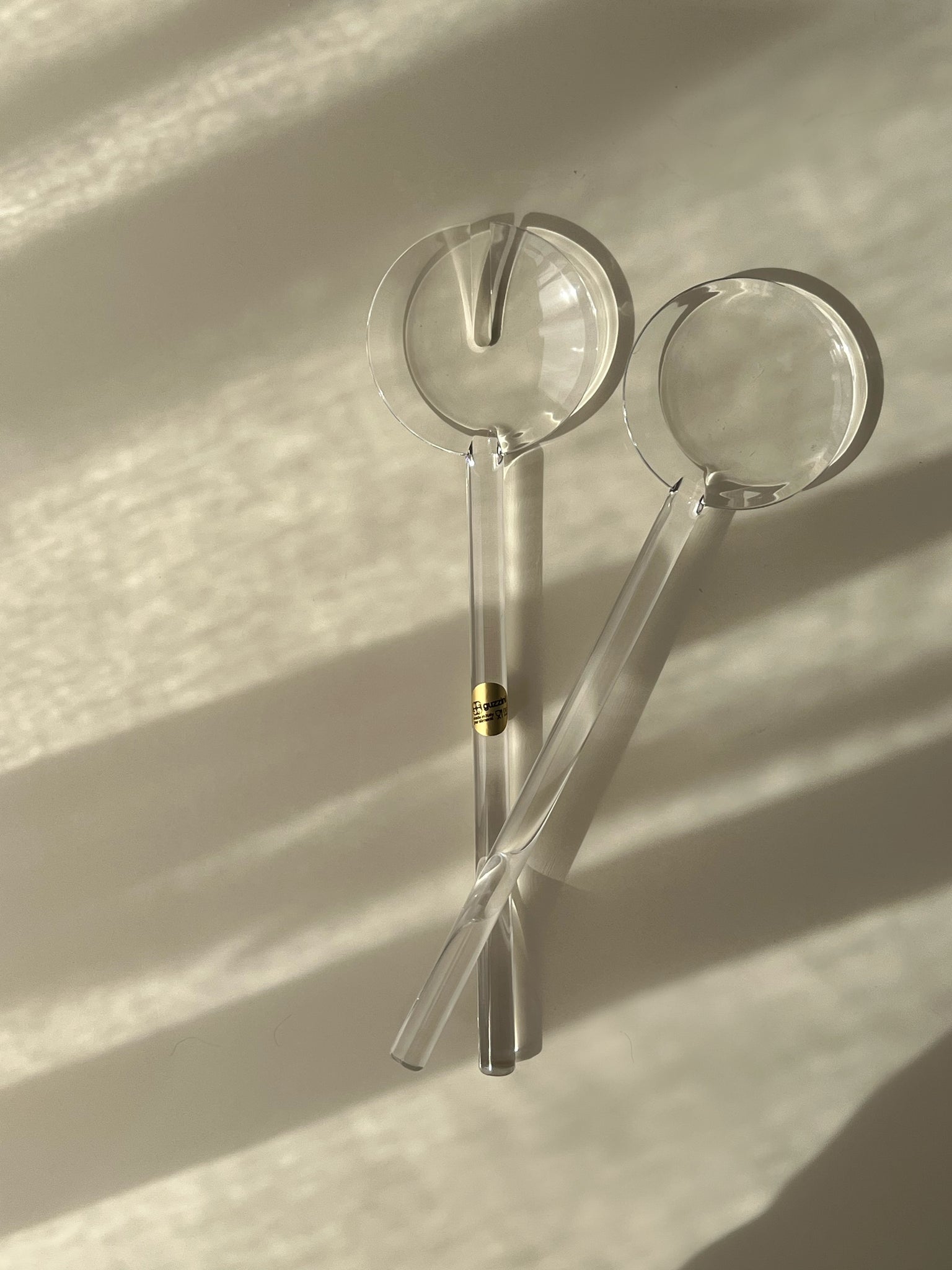 GUZZINI LUCITE SALAD SERVERS