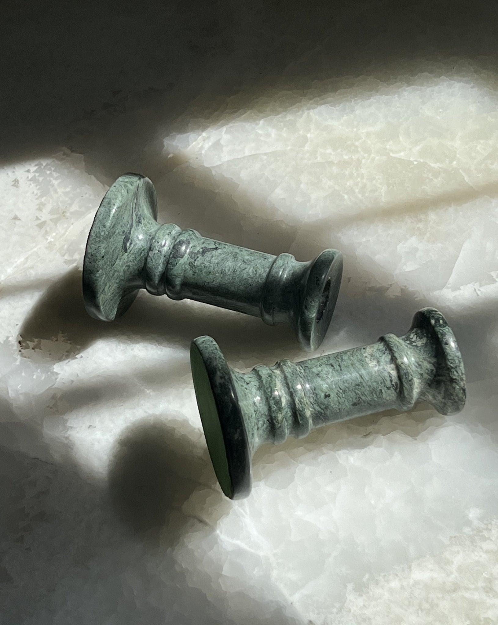 marble candle stick HOLDERS