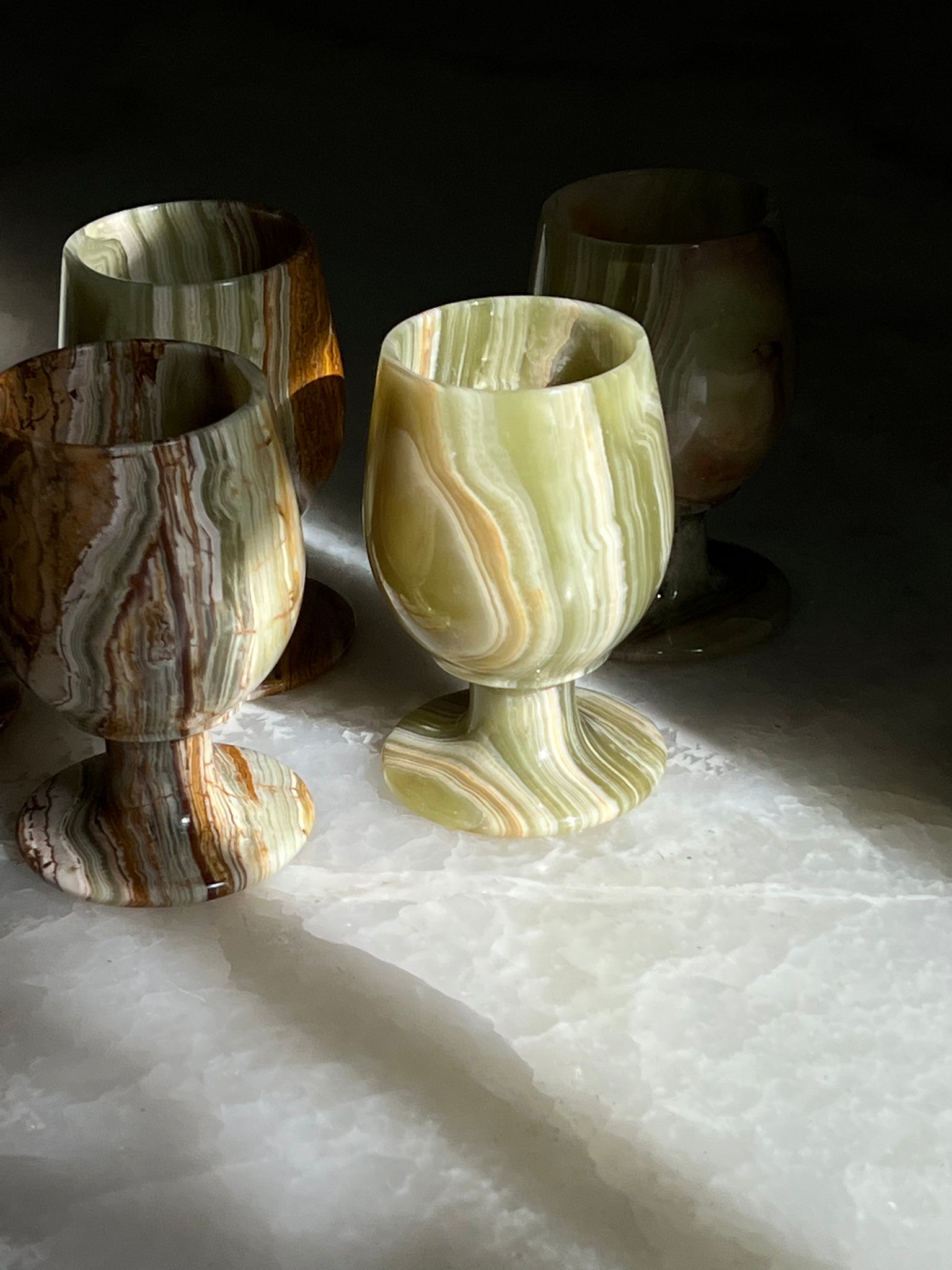 ONYX GOBLETS