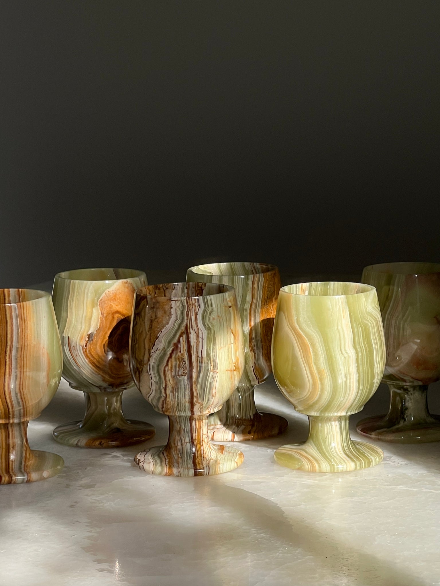 ONYX GOBLETS