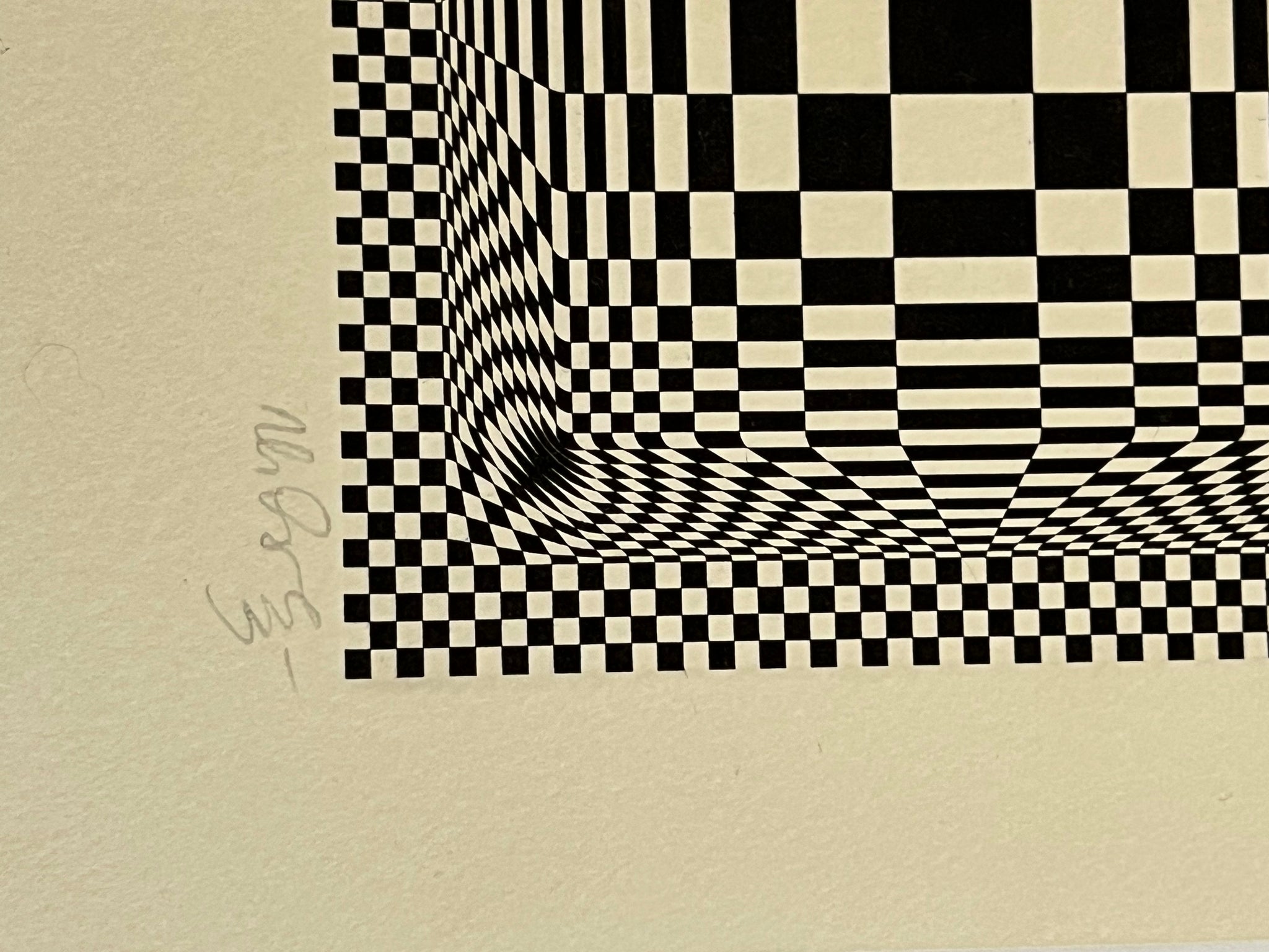 Victor Vasarely Etching