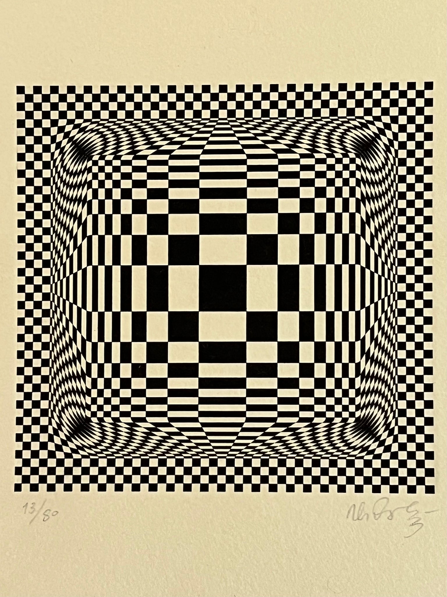 Victor Vasarely Etching