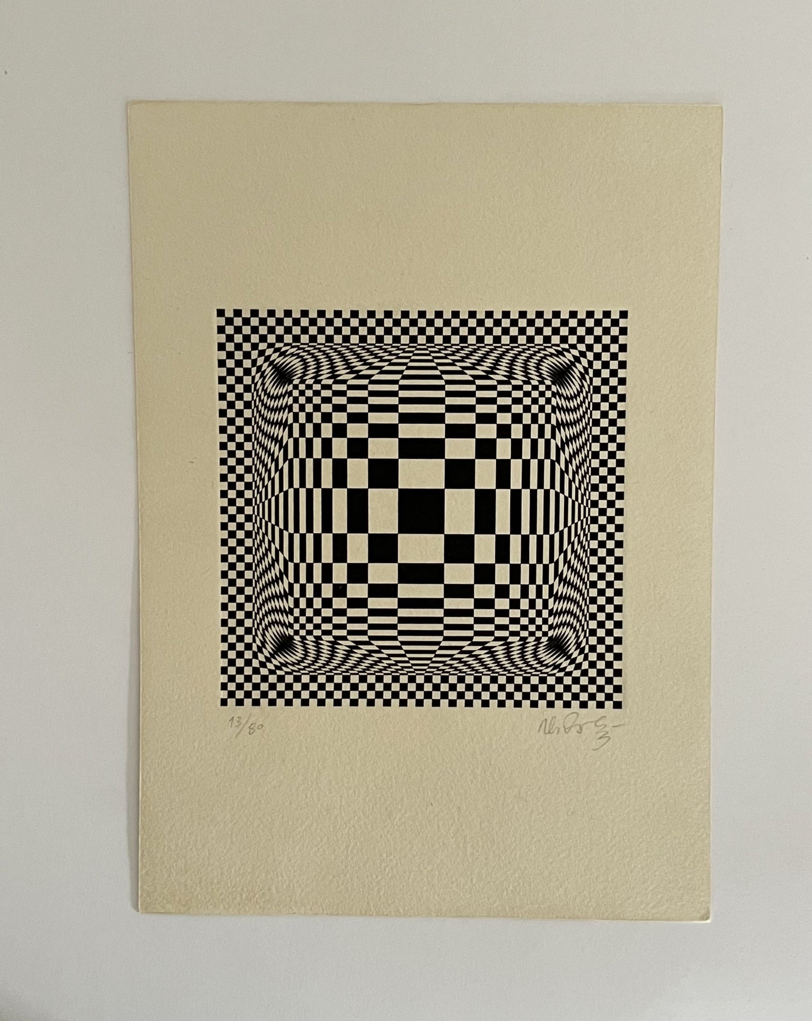 Victor Vasarely Etching
