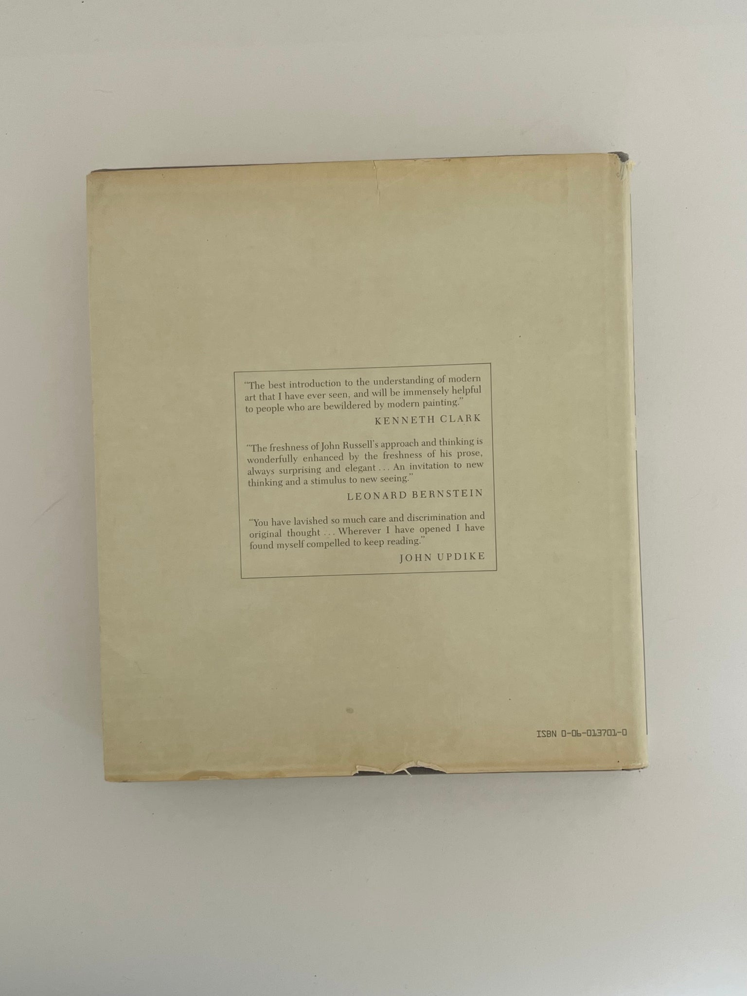 THE MEANINGS OF MODERN ART BY JOHN RUSSELL