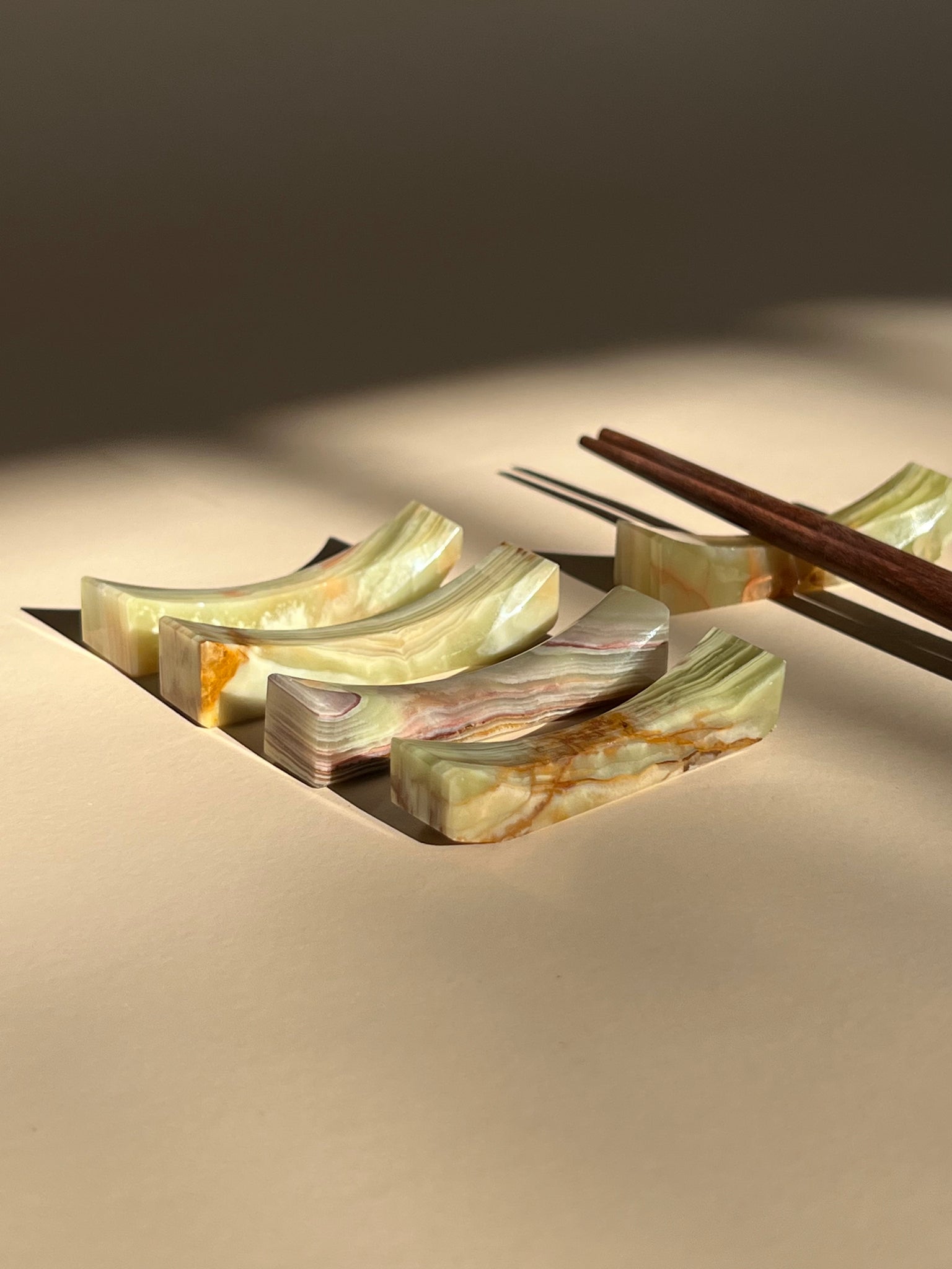Onyx Chopstick rests