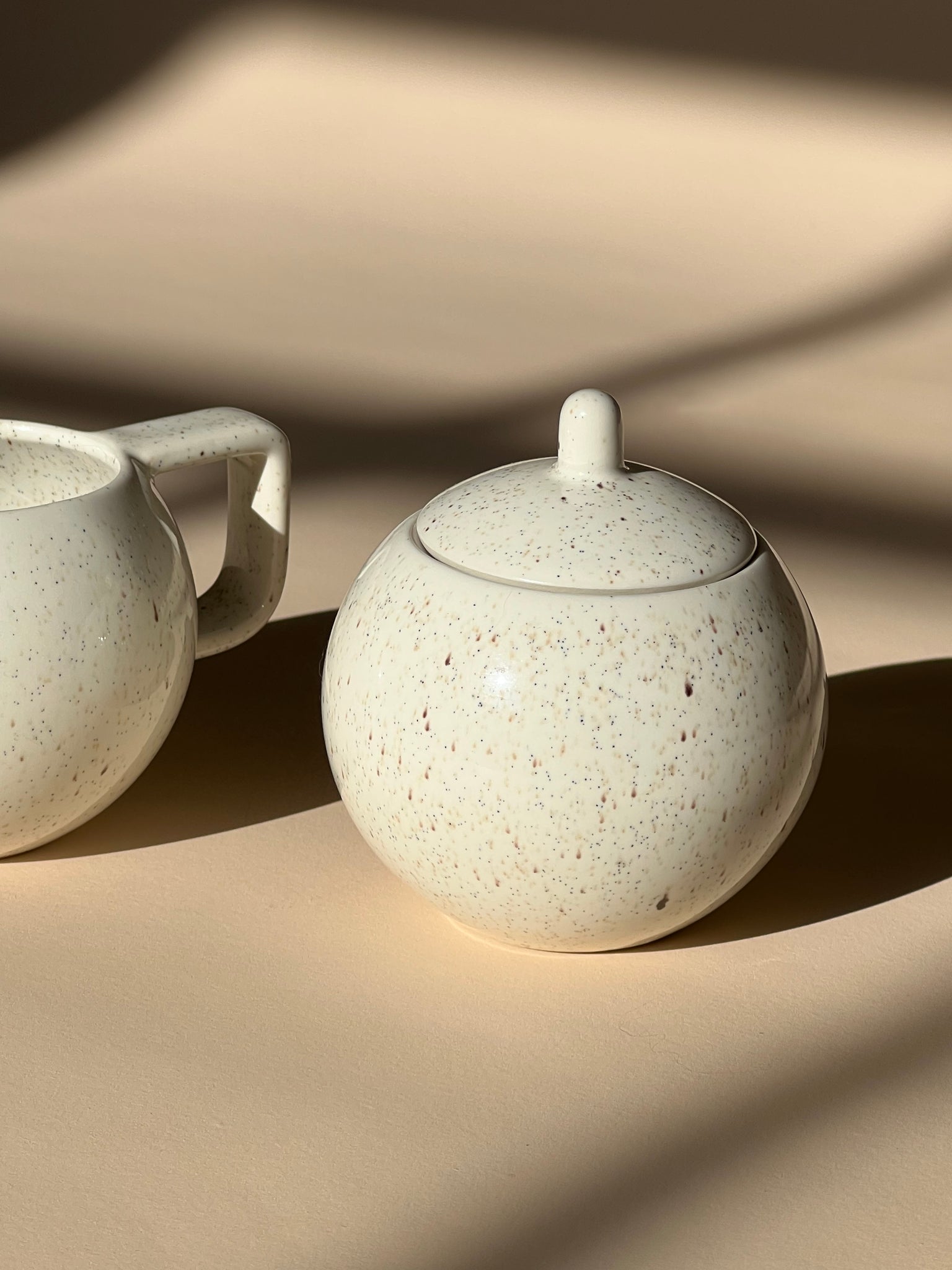 Sasaki Cream & Sugar set by Vignelli, 1986