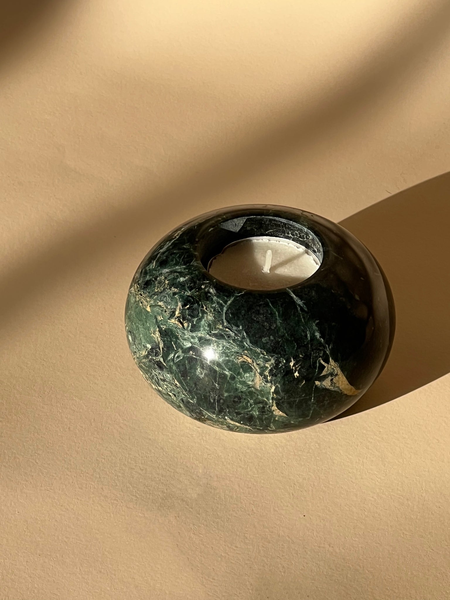Marble tea light