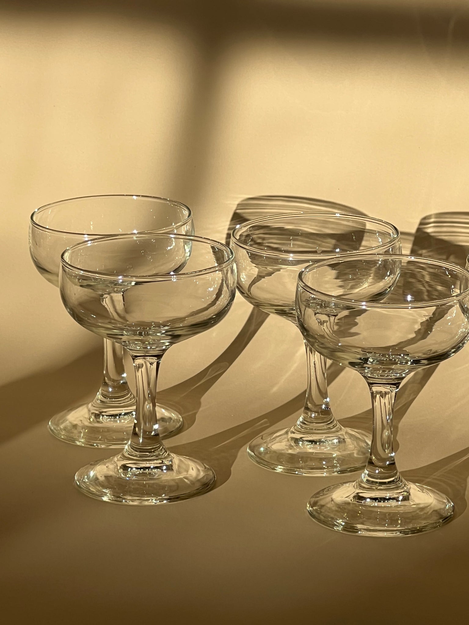 Champagne glasses