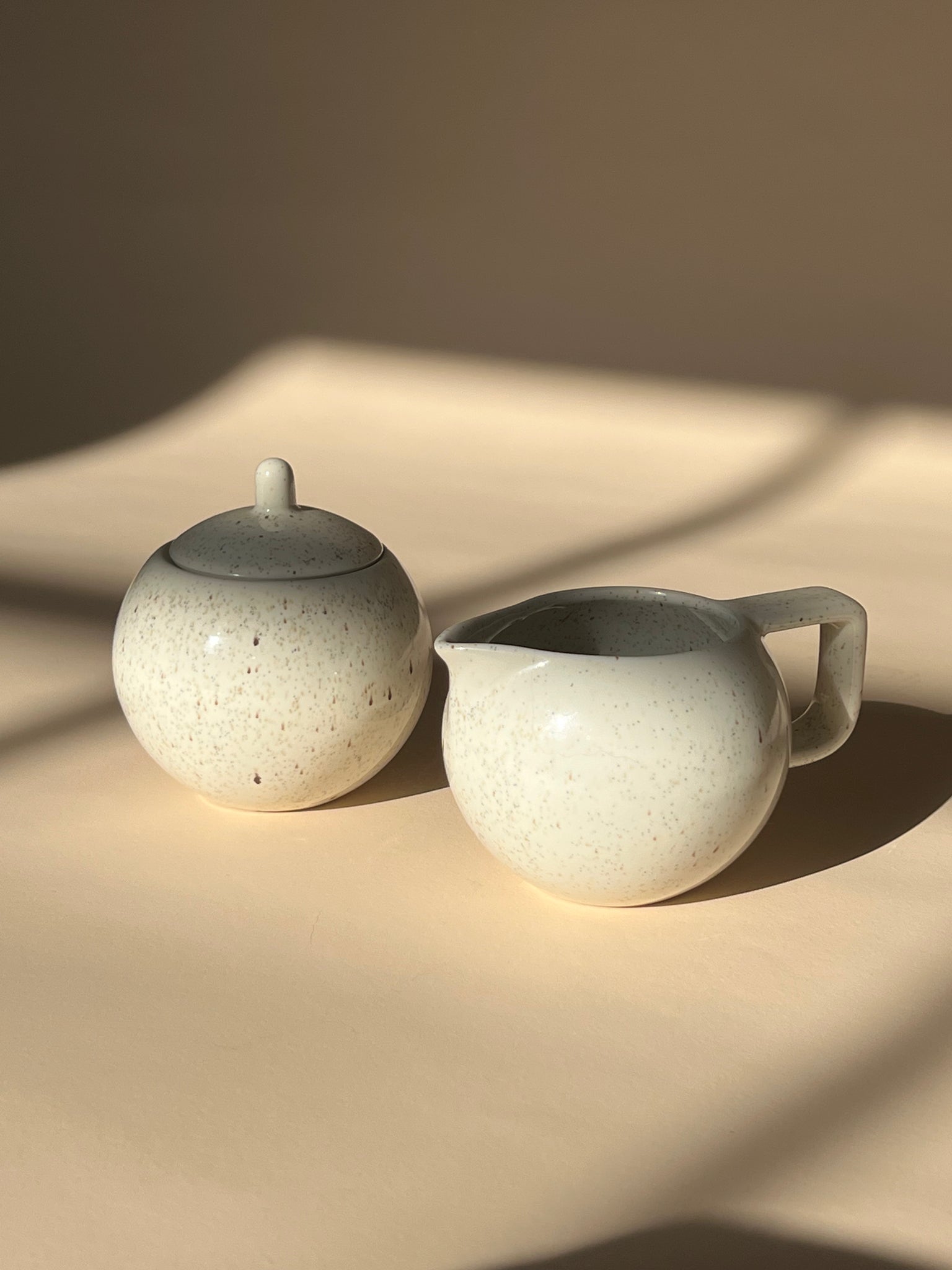 Sasaki Cream & Sugar set by Vignelli, 1986