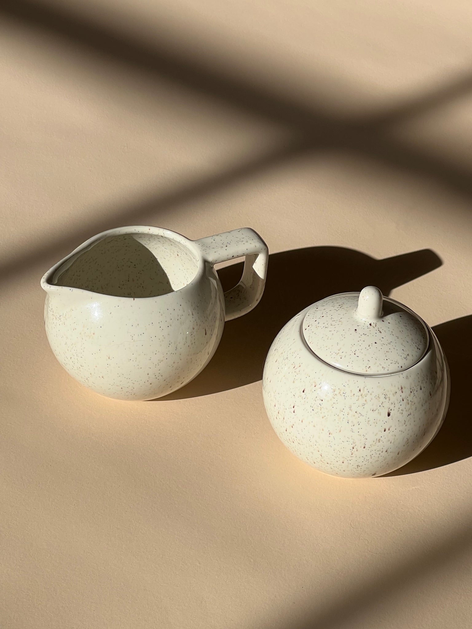 Sasaki Cream & Sugar set by Vignelli, 1986