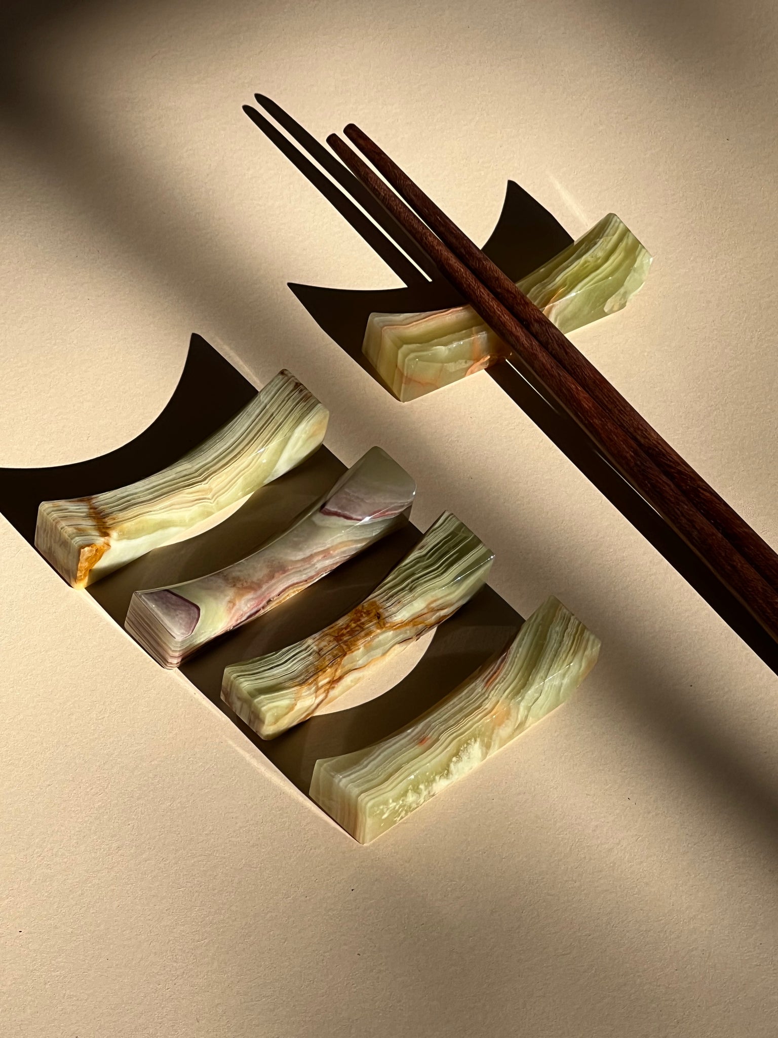 Onyx Chopstick rests
